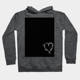 Barbed wire heart Hoodie